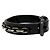 Bracciale charm in pelle e argento 925 da uomo Bottega Veneta Nero - vista 3