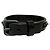 Bracciale charm in pelle e argento 925 da uomo Bottega Veneta Nero - vista 4