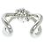 Knot Anello Nodo Argento di Bottega Veneta - vista 3