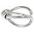 Knot Anello Nodo Argento di Bottega Veneta - vista 5