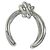 Knot Anello Nodo Argento di Bottega Veneta - vista 6