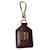 Givenchy Leather Logo Keychain Brown