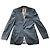 Paul Smith Herrenblazer Dunkelgrau Paisley-Futter Anthrazitgrau