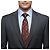 Yves Saint Laurent Geometric Silk Tie Black Red Golden - view 2