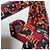 Yves Saint Laurent Geometric Silk Tie Black Red Golden - view 4