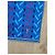 Toalla de algodón Yves Saint Laurent con estampado geométrico Negro Roja Azul Azul claro Azul oscuro - vista 2