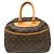 Borsa Louis Vuitton Deauville in tela Monogram 34 Marrone