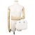 Borsa Balenciaga Blanket Square S Bianco - vista 4