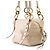 Borsa a tracolla in pelle morbida lux Prada Beige - vista 2