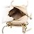 Borsa a tracolla in pelle morbida lux Prada Beige - vista 5