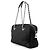 Borsa a Spalla con Catena Prada in Nylon Nero - vista 2
