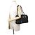 Borsa a Spalla con Catena Prada in Nylon Nero - vista 4