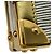 Borsa a Spalla Louis Vuitton Petite Malle Epi Metallic Argento D'oro - vista 13