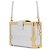Borsa a Spalla Louis Vuitton Petite Malle Epi Metallic Argento D'oro - vista 2