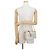 Borsa a Spalla Louis Vuitton Petite Malle Epi Metallic Argento D'oro - vista 5