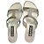 Carel Leia Mule in pelle argentata Argento