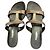 Carel Leia Mule in vitello antracite Nero Grigio antracite