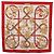 Hermès Hermes Carré 90 Seda multicolor 90 x 90 Roja