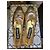 Carel Océan Scarpe Slingback in Pelle Oro e Platino Argento D'oro - vista 3