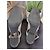 Carel Babies Slingback in Pelle di Vitello Glitter Platino Argento - vista 4