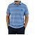 Polo Burberry in cotone a righe blu - vista 2