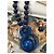 Autre Marque Set Gioielli Collana e Orecchini Blu con Pendente D'oro Blu scuro - vista 2