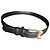 Cinto Versace Couro Preto Fivela Medusa Dourada