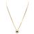 Collana Chopard, "Happy Spirit", oro giallo, diamanti e madreperla blu.