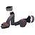 Sandalo con platform colorblock verde e marrone Brunello Cucinelli Multicolore - vista 4