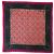 Foulard in seta Gucci Floral Archivio anni 80 Nero Rosa Verde Porpora Gold hardware