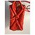 Bottega Veneta Mini Bulb in pelle Intrecciato Rosso Corallo - vista 3