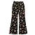 Moschino Jeans Vaqueros acampanados negros estampado floral Rosa Blanco Verde
