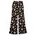 Moschino Jeans Vaqueros acampanados negros estampado floral Rosa Blanco Verde - vista 5
