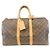 Bolso Boston Louis Vuitton Keepall Monogram Castaño