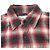 Autre Marque Camicia in misto cotone stropicciato Niche a maniche tre quarti Rosso - vista 4