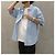 Autre Marque Camisa de algodón Beauty & Youth United Arrows Azul - vista 3