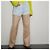 Autre Marque Pantaloni in denim e similpelle PROVOKE Beige - vista 3