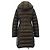 Abrigo de plumón Moncler HERMINE Verde Caqui - vista 2