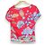 Top de mezcla de seda FUCHSIA Leonard Paris Roja Fucsia - vista 2