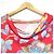 Top de mezcla de seda FUCHSIA Leonard Paris Roja Fucsia - vista 3