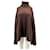 Autre Marque Jersey de cuello alto marrón Castaño  - vista 1