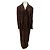 Autre Marque Brauner Wildleder Mantel