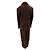 Autre Marque Brauner Wildleder Mantel - Ansicht 2