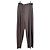Autre Marque Pantalón marrón a rayas Castaño