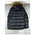 Chaqueta de plumón Pyrenex negra para hombre con capucha de pelo Negro - vista 5