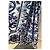 Dolce & Gabbana Blu Mediterraneo Majolica Seidenmaxikleid Weiß Blau - Ansicht 4