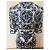 Dolce & Gabbana Blu Mediterraneo Majolica Seidenmaxikleid Weiß Blau - Ansicht 8