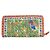 Tory Burch Cartera con cremallera estampada Castaño Blanco Roja Azul Verde Naranja - vista 4
