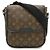 Borsa a tracolla Louis Vuitton Monogram Macassar Bass PM Marrone Nero - vista 2