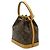 Borsa Louis Vuitton Monogram Mini Noe Marrone - vista 3